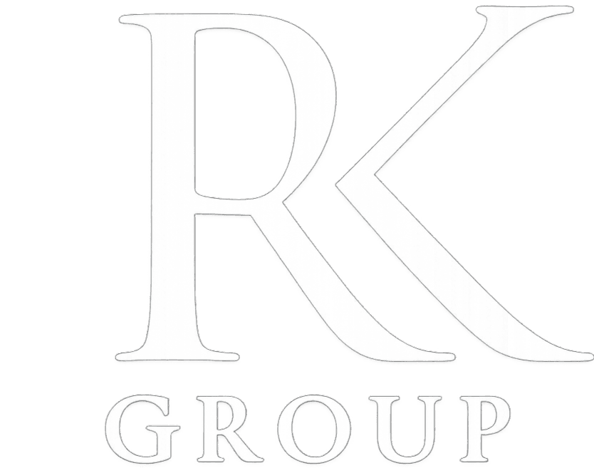 RK Group logo featuring stylized letters R and K with 'GROUP' written below.